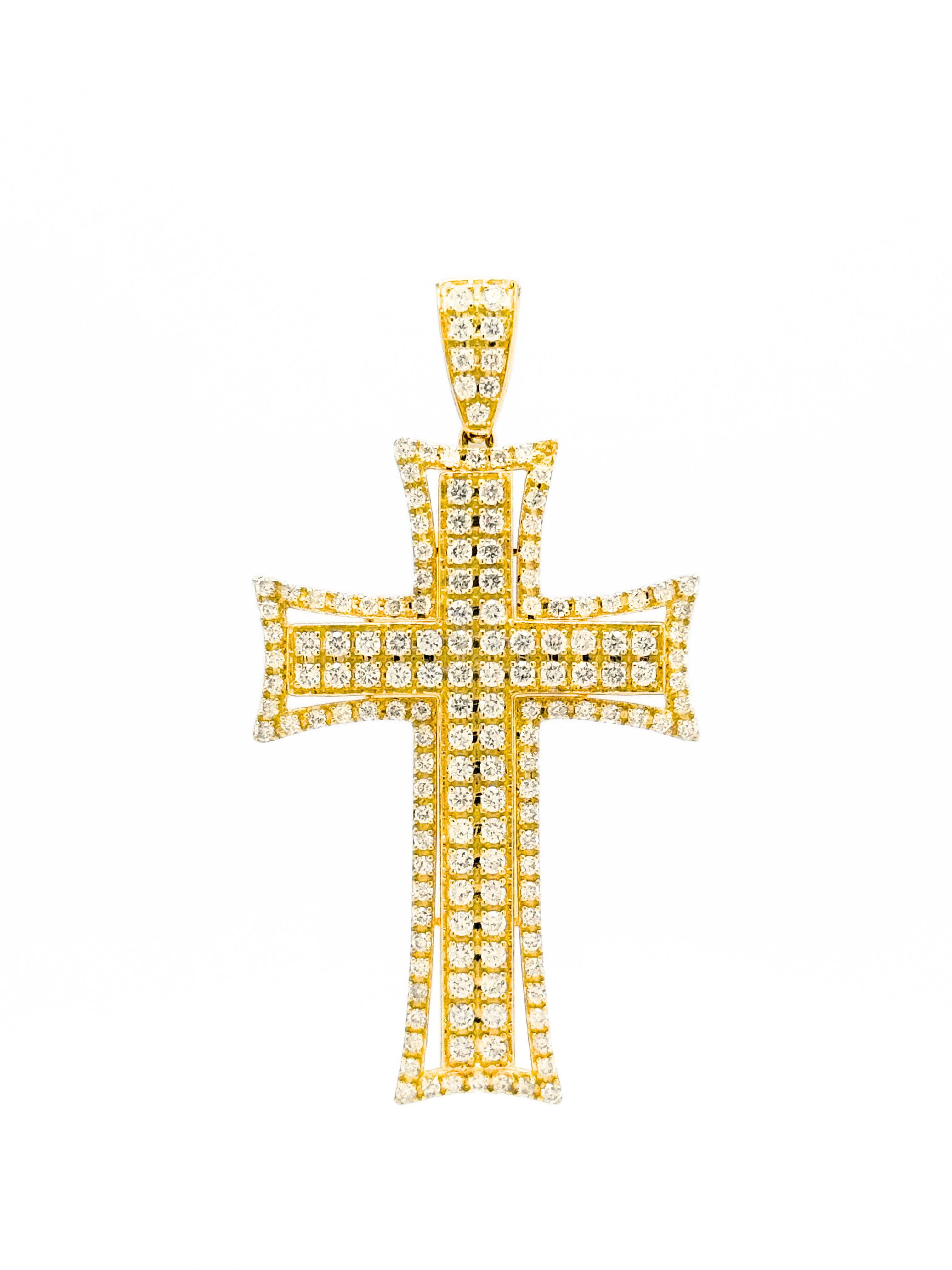 DIAMOND CROSS PENDANT-400518